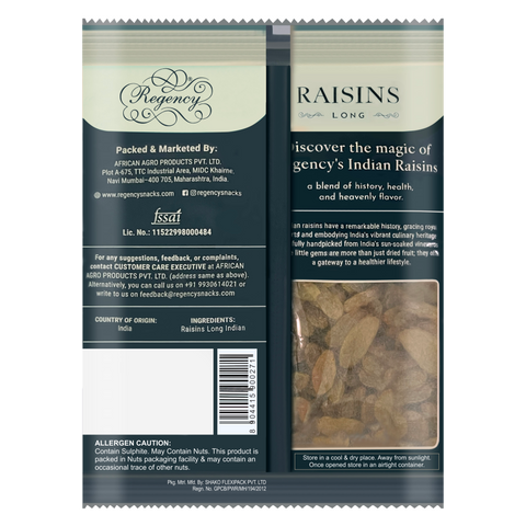 Raisins (Long) Indian, Kishmish